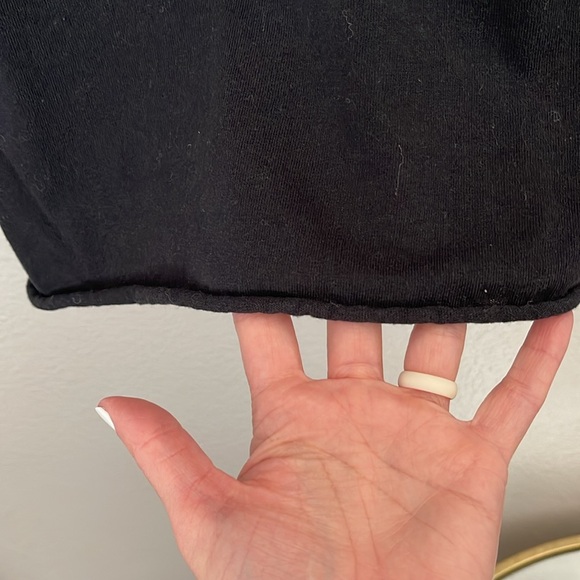 AC/DC animal leopard print graphic band tee cropped XL - Picture 4 of 5